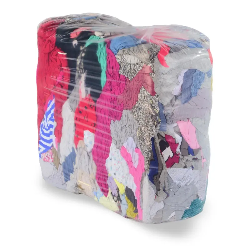 Trikot-Putzlappen, extra hell, 10 kg Ballen
