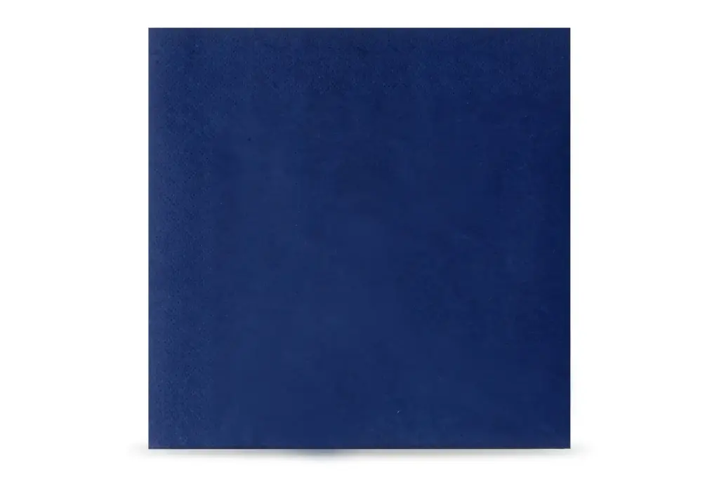 Serviette Dunkelblau 3-lagig 40x40 cm 1/4-Falz 1000 Stück/Karton