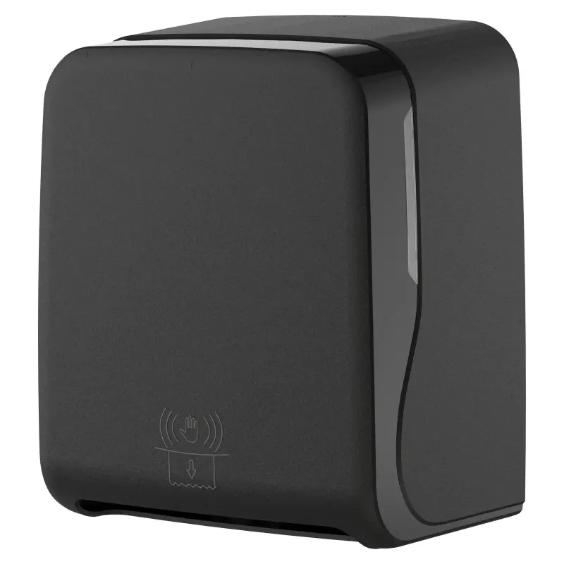 Handtuchrollenspender mit Sensor Schwarz/Matt