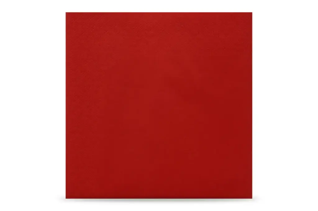  Servietten Rot 3-lagig 33x33 cm 1/4-Falz 4x250 /1000 Stück/Karton