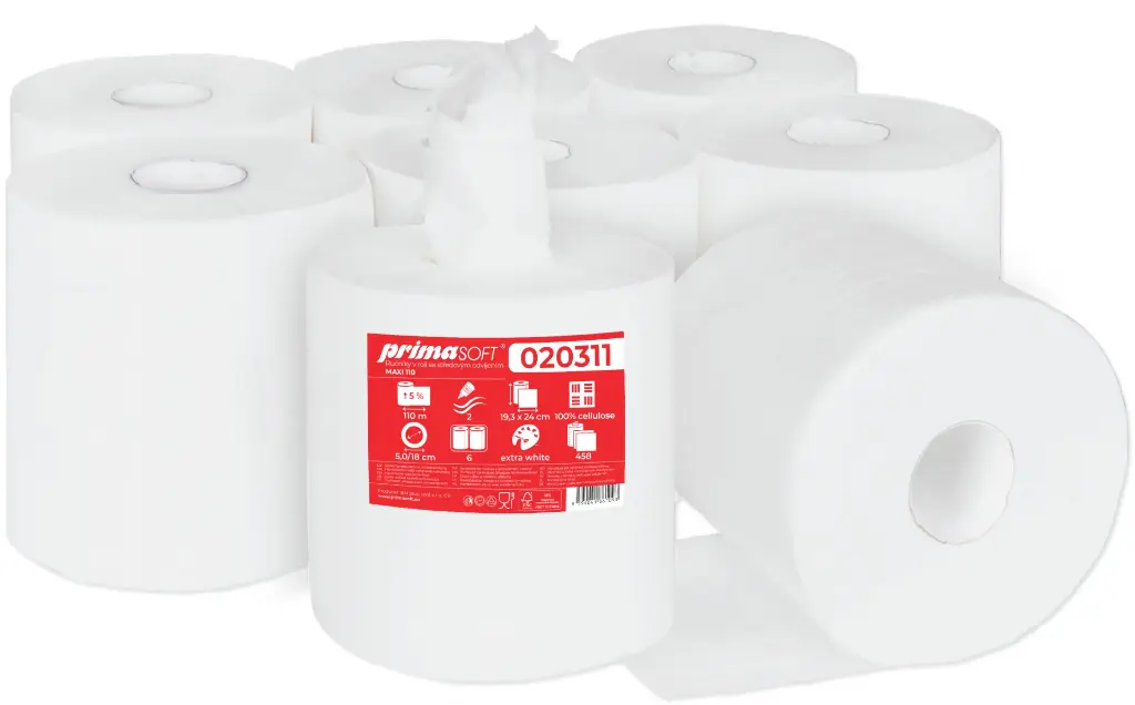 MIDI Allzweckrolle 2 lagig, 100lfm, 6 Rolle im pack