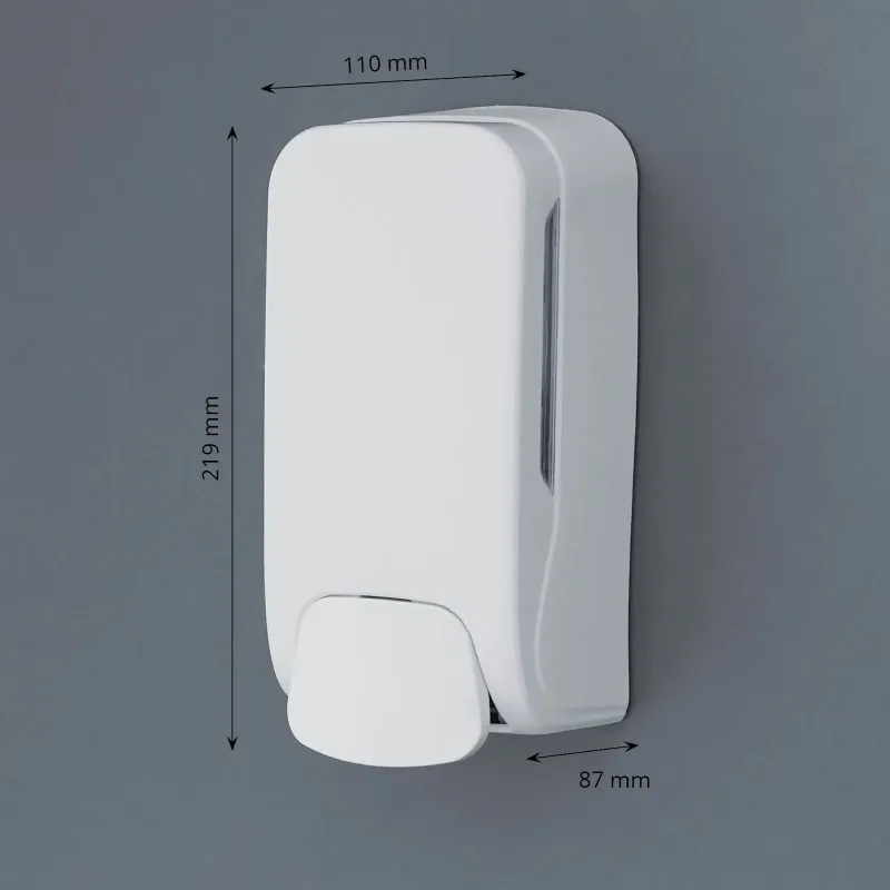 Schaumseifenspender manuell, 500 ml, Weiß matt