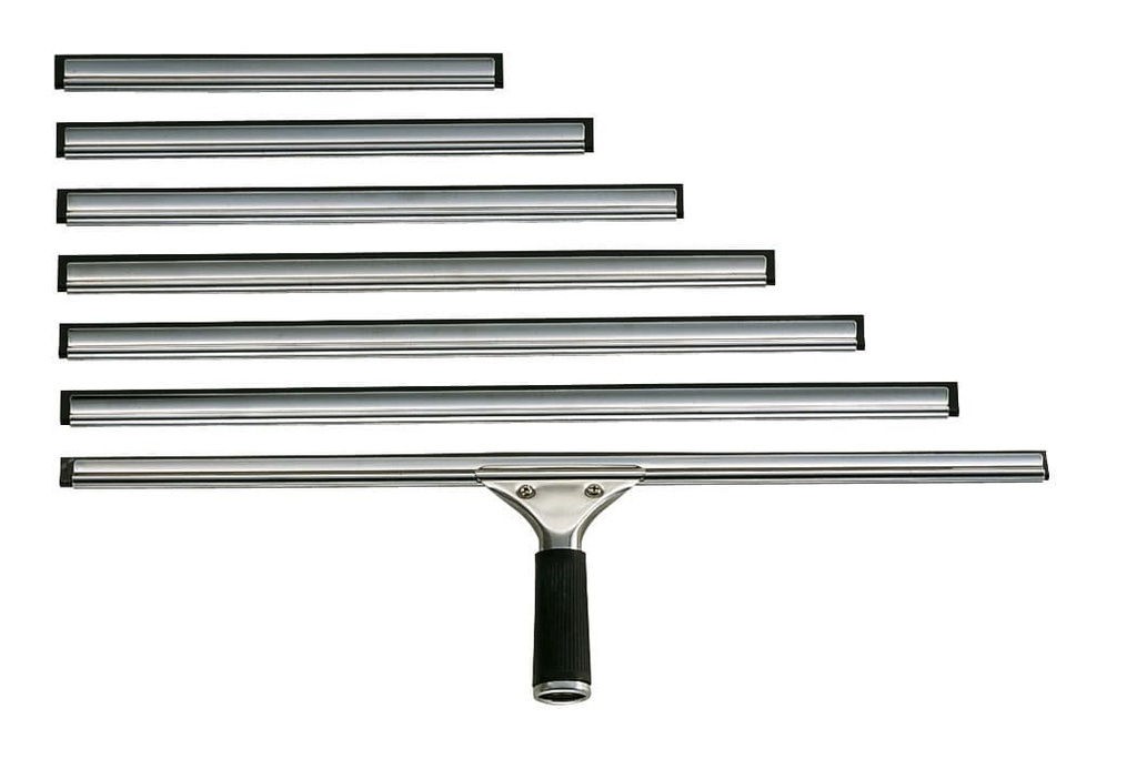 Edelstahl Schiene und Gummilippe 35 cm