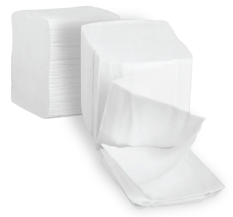 Gefaltetes Toilettenpapier