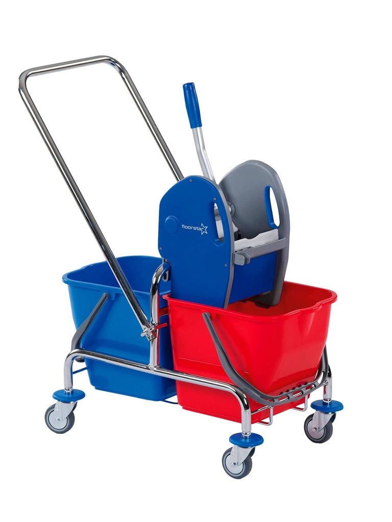 Doppelfahrwagen mit Deichsel 17 l SOLID