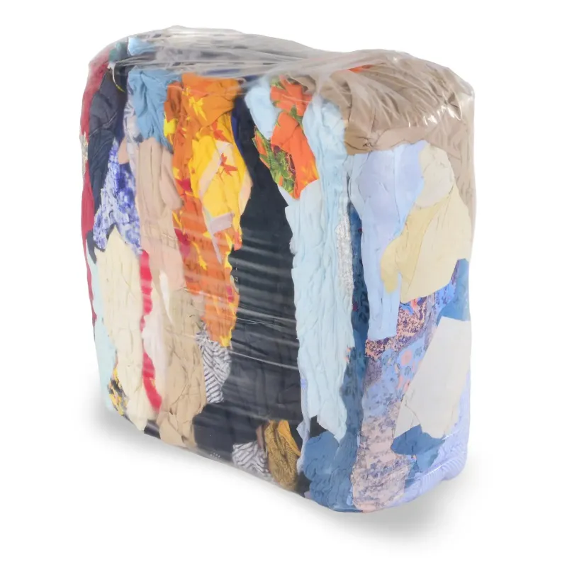 Kattun-Putzlappen, bunt, 10 kg Ballen