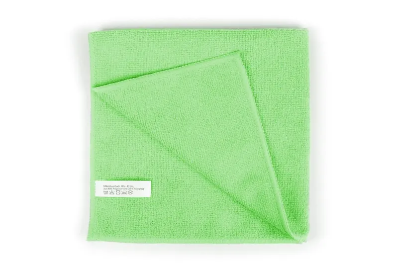  Mikrofasertücher grün, 40 x 40 cm, 10 x 20 Stück = 10 Packungen