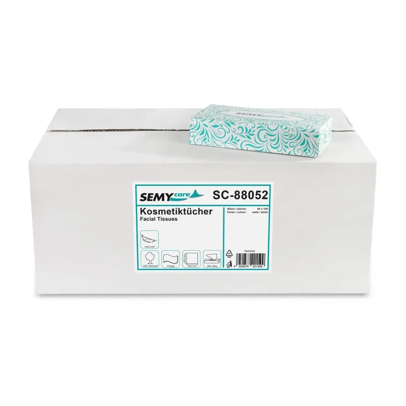  Kosmetikboxen, 2-lagig, Zellstoff, 40 Boxen