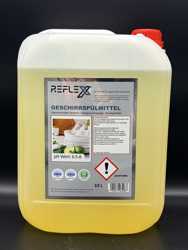  Händische Geschirrspülmittel Gelb 10 Liter 