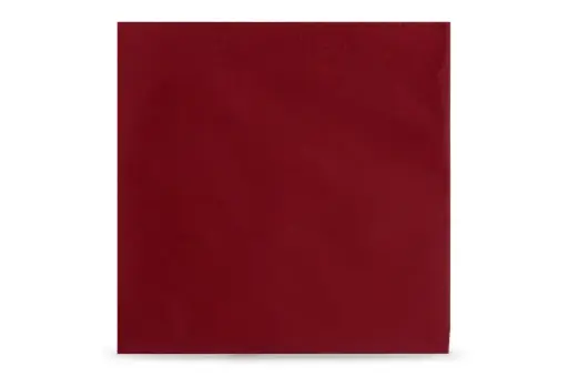 [Ag128] Serviette Bordeaux 3-lagig 40x40 cm 1/4-Falz 1000 Stück/Karton
