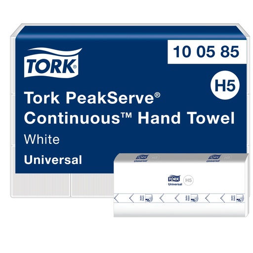 [100585] Tork PeakServe® Endlos™-Papierhandtücher Universal Weiß H5