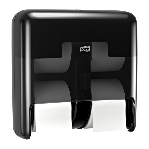 [558052] Tork OptiServe® Spender für Hülsenloses Toilettenpapier, 4 Rollen Schwarz (TASP Servicegebühr 5€)