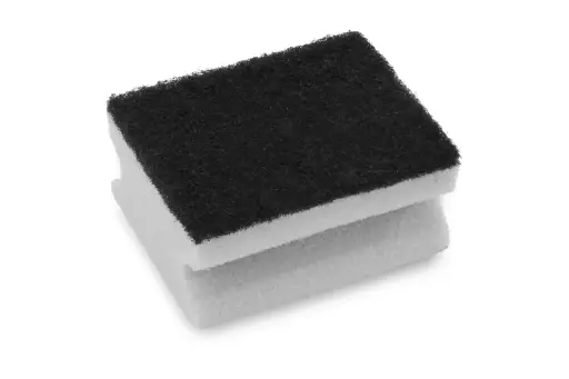 [AG-655] Griffschwamm, grau - schwarz, 9 x 7 x 4 cm, für grobe Verschmutzungen, 10 Stück