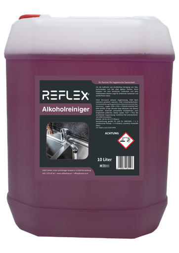 [UNEX11786] Alkoholreiniger Zitronenduft blau 10 Liter