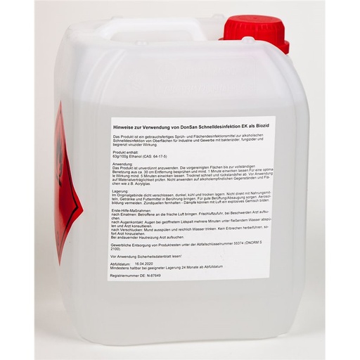 [RX1052] DonSan Desinfektionsmittel 5 Liter